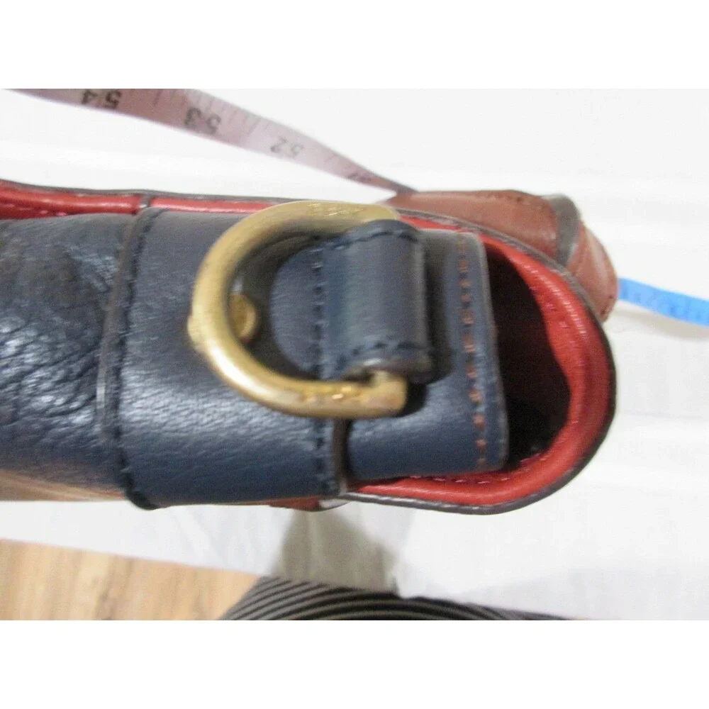 Geninue Bean Poll of the Masquerade Handbag Leather Multicolor Satchel